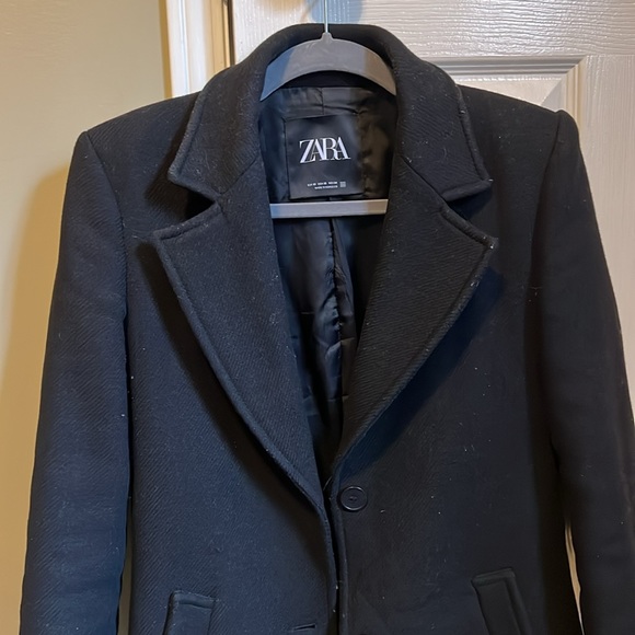 Zara black Peacoat - Picture 4 of 7